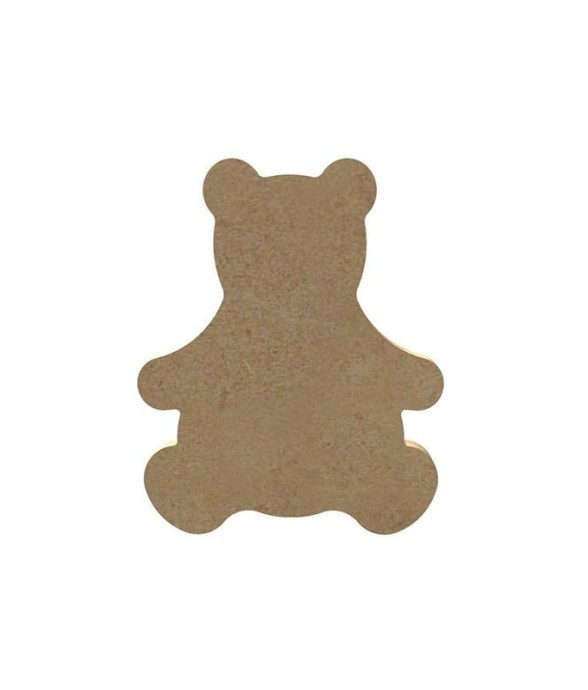 Ourson en bois MDF à...