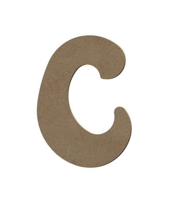 Lettre majuscule C en bois...