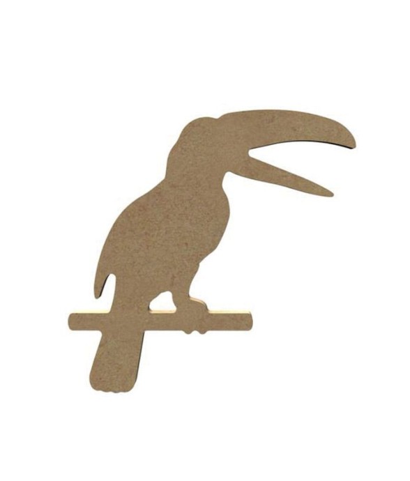 Toucan en bois MDF à...