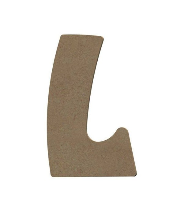 Lettre majuscule L en bois...