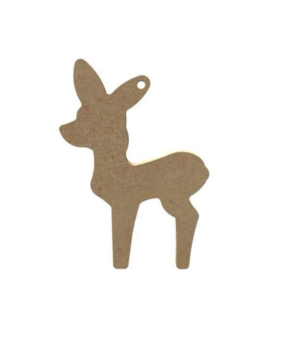 Petite biche en bois MDF à...