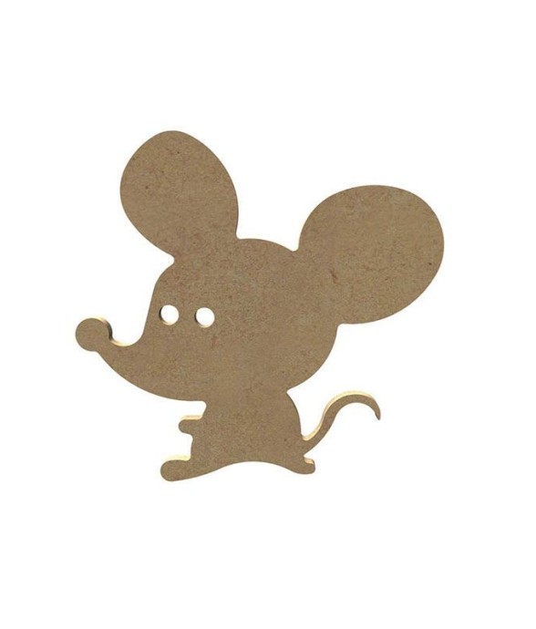 Souris en bois MDF à...