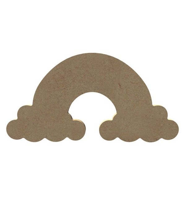 Arc-en-ciel et nuage en...