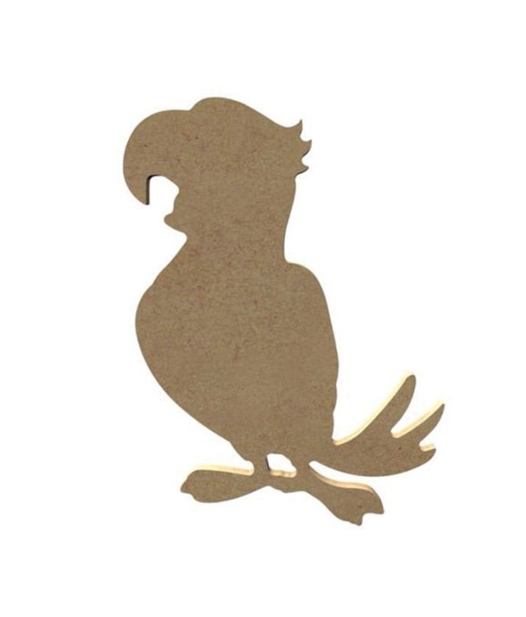 Perroquet en bois MDF à...