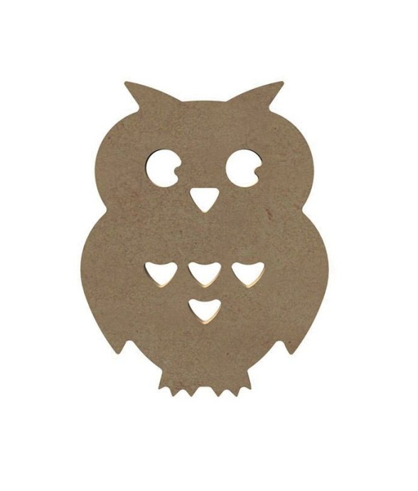 Chouette en bois MDF à...