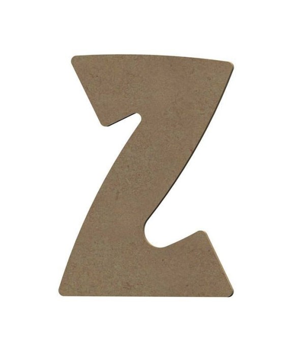 Lettre majuscule Z en bois...
