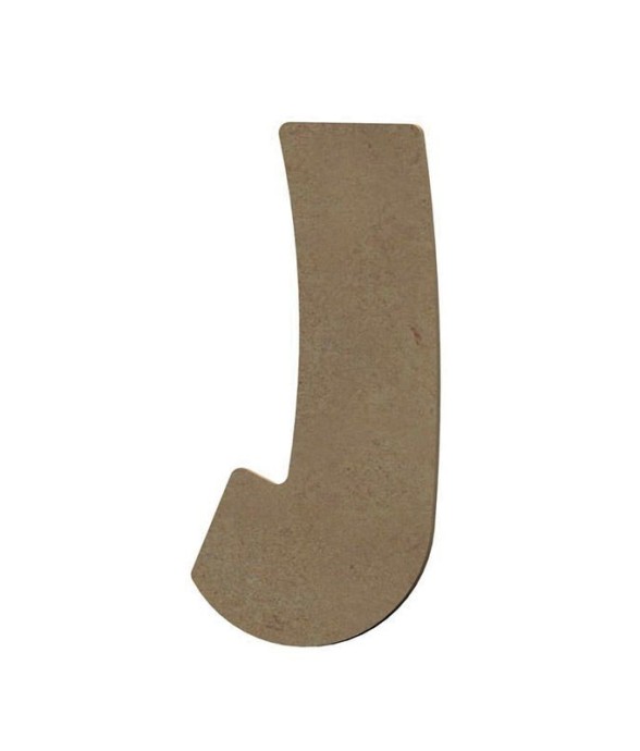 Lettre majuscule J en bois...