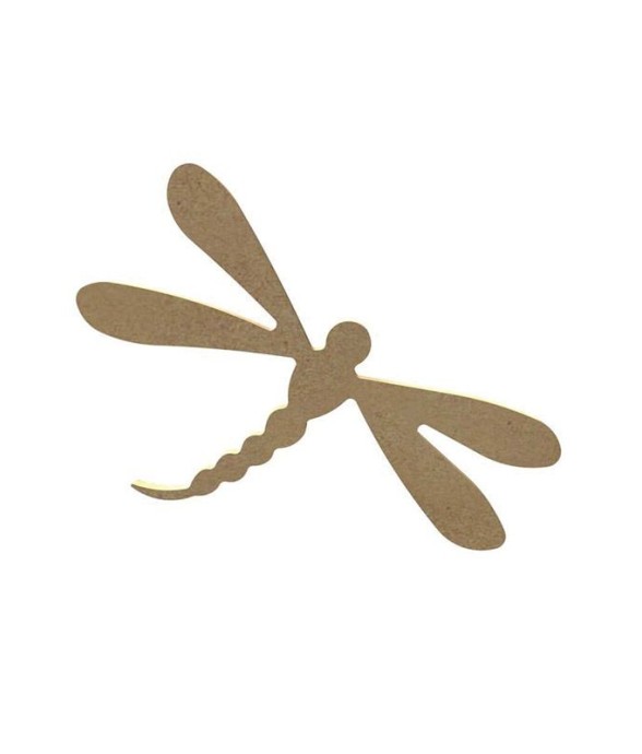 Libellule en bois MDF à...