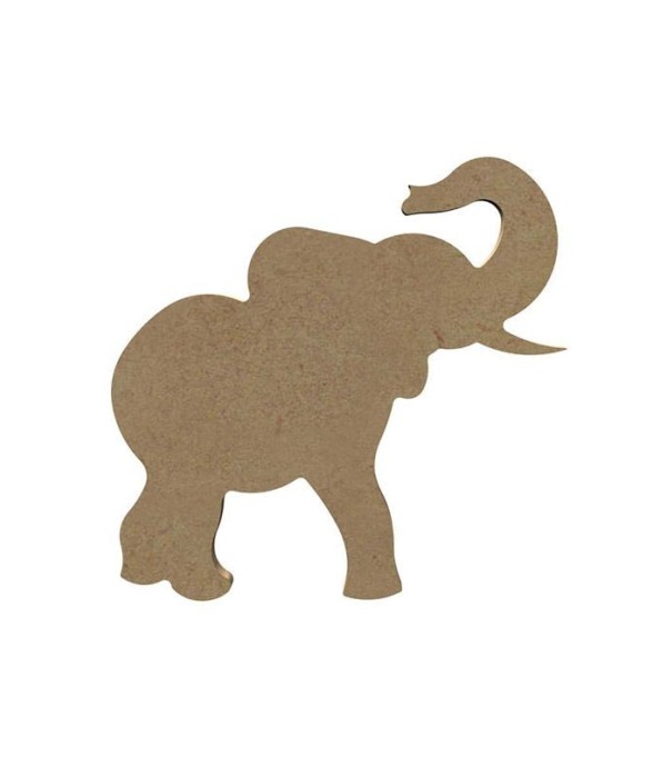 Élephant en bois MDF à...