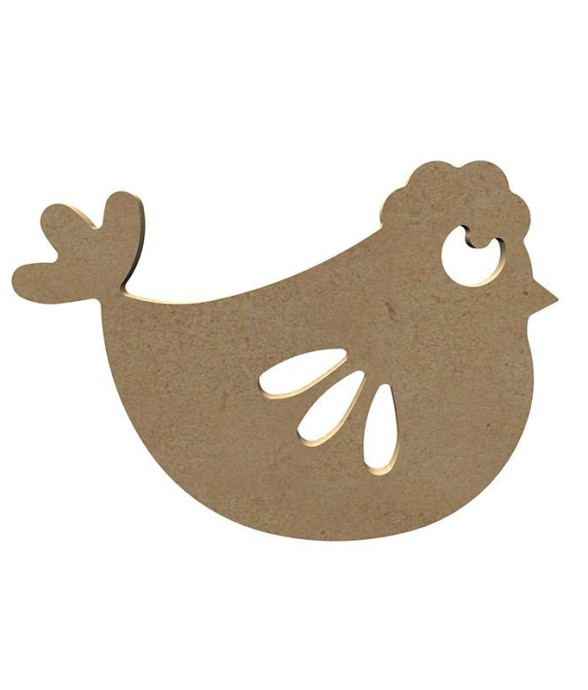 Poule en bois MDF à décorer...