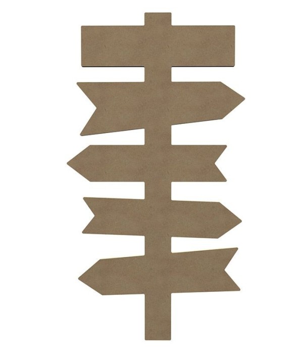 Panneau de directions en...
