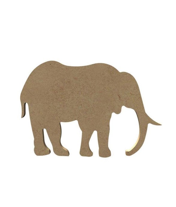 Élephant en bois MDF à...