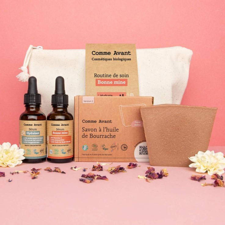 Coffret Routine soin bonne mine Bio