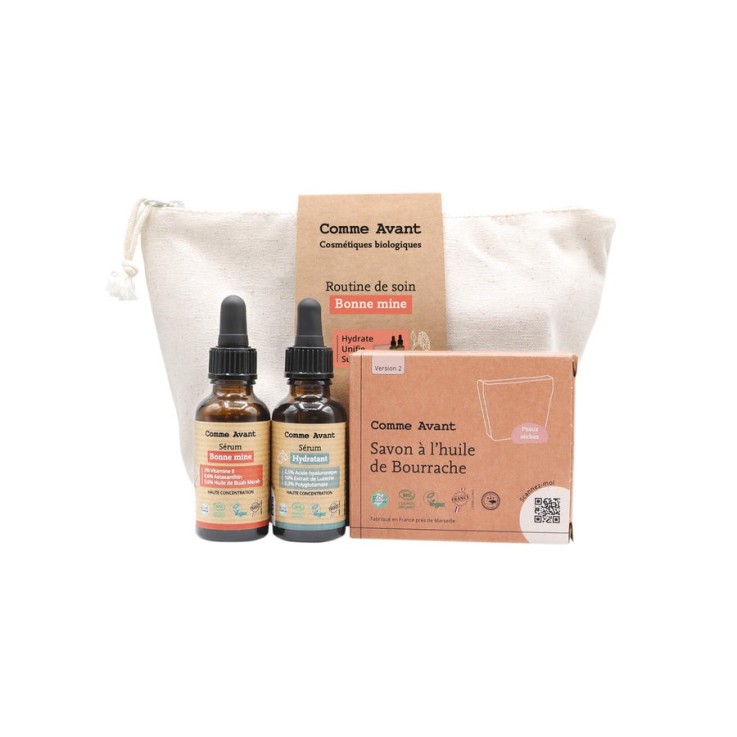 Coffret Routine soin bonne mine Bio