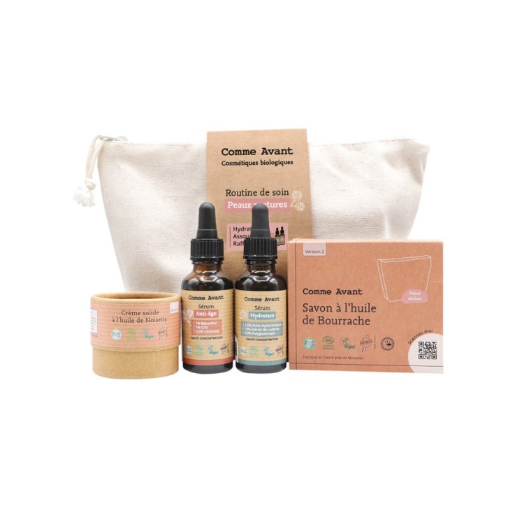Coffret Routine soin peaux matures et anti-âge Bio