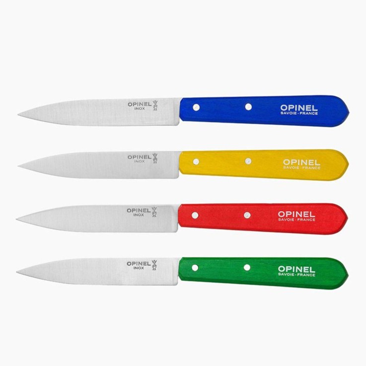 Coffret 4 couteaux d'office Opinel n°112 lame 9,5 cm