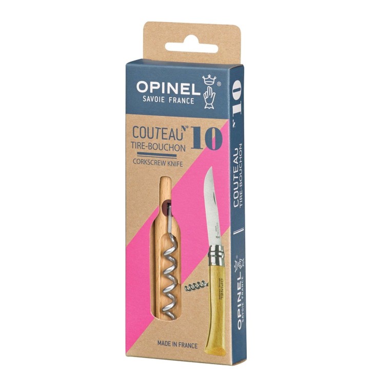 Couteau tire-bouchon Opinel n°10 lame 10 cm