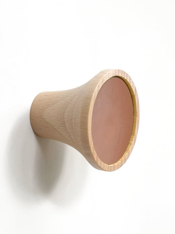Patère Clairon Terracotta en bois
