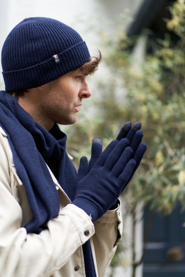 Gants tactiles Perinne Laine mérinos extra fine