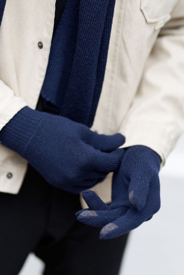 Gants tactiles Perinne Laine mérinos extra fine