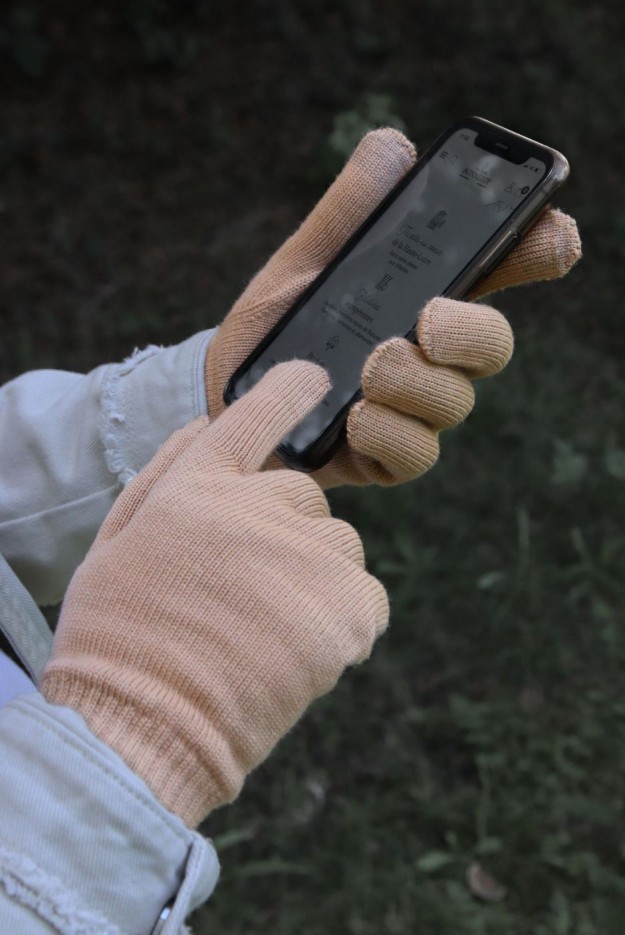 Gants Jasmin Laine mérinos extra fine bio