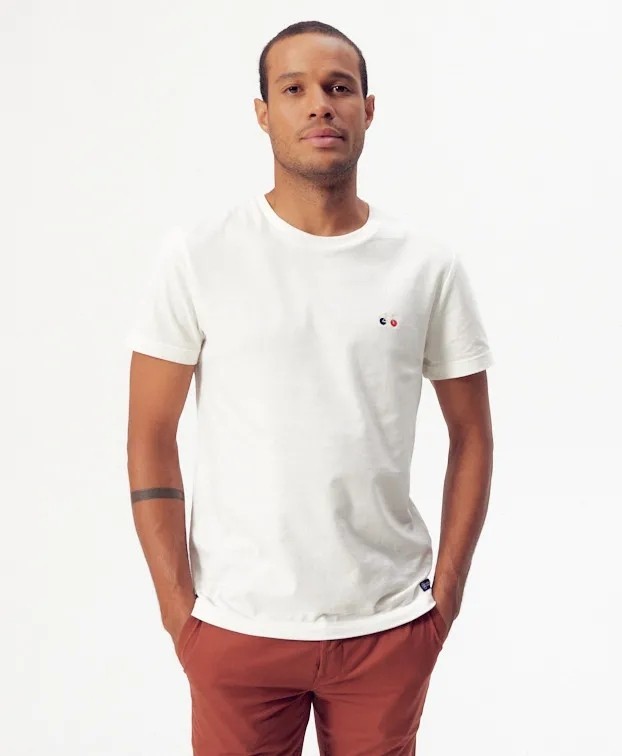 Tee-shirt Barthélémien "à vélo" coton bio