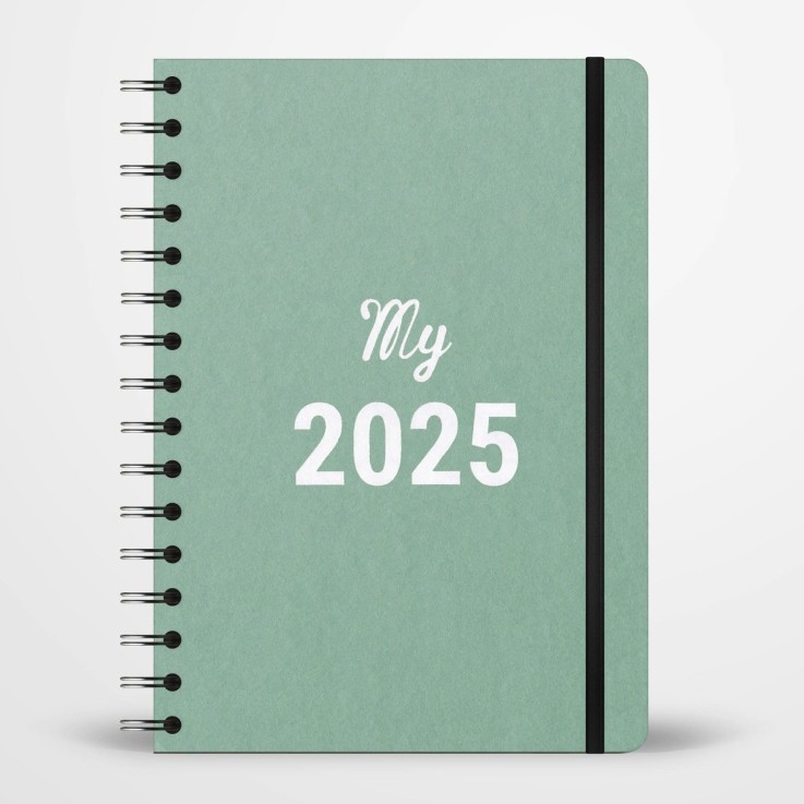 Agenda 2025 spirale A5 Matière recyclée