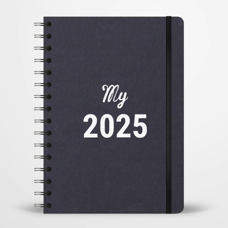 Agenda 2025 spirale A5 Matière recyclée
