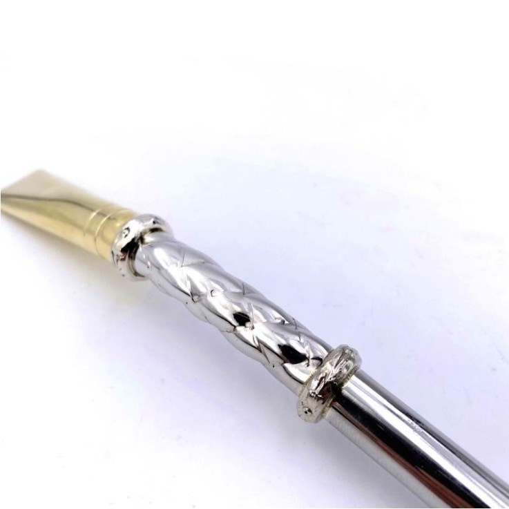 Bombilla à maté ciselée Anillo en Bronze