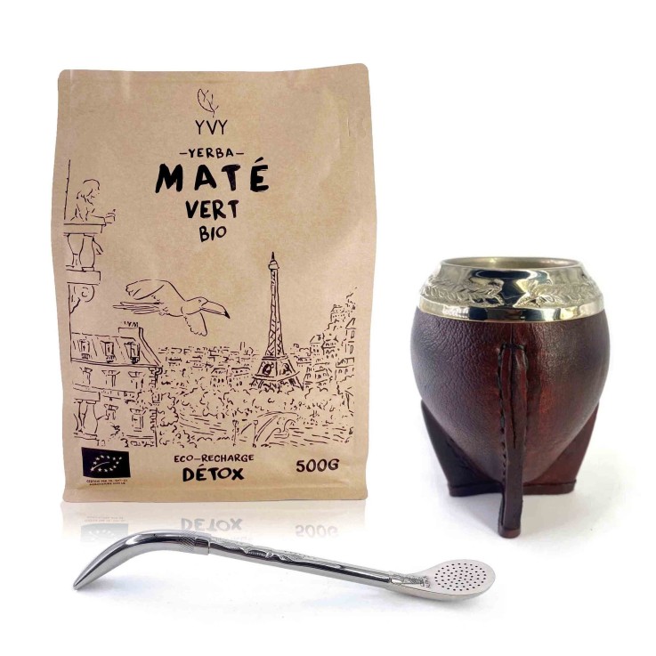 Kit Maté Torpedo Alpaca Gravée