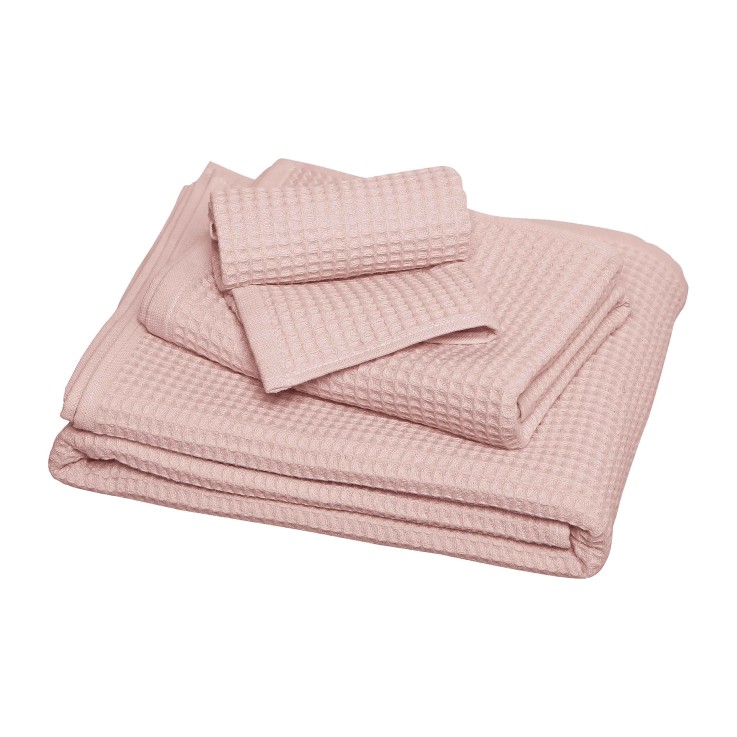 Serviette de toilette Esprit nid d'abeille Coton Bio