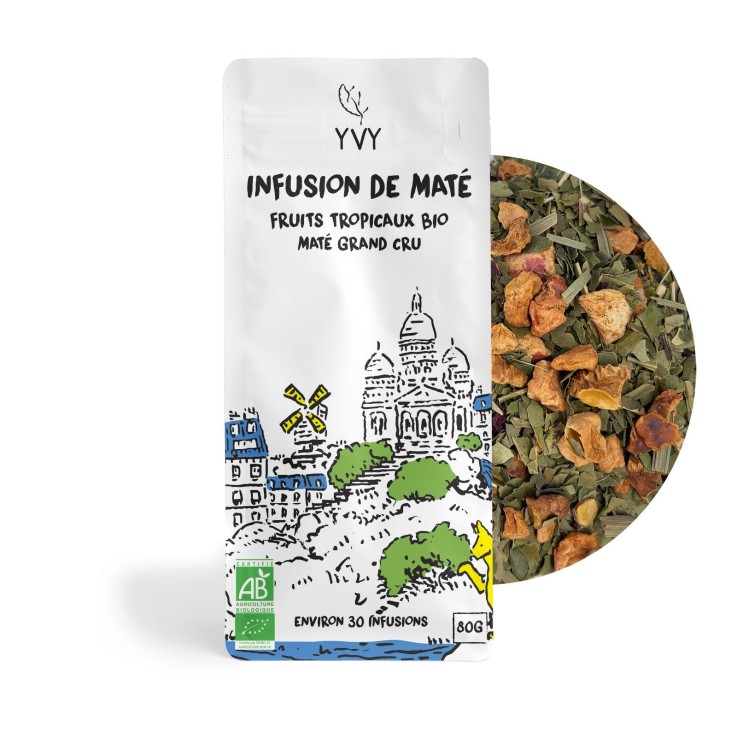 Infusion de Maté Bio - Fruits Tropicaux