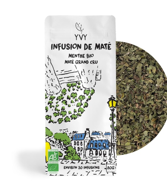 Infusion de Maté Bio - Menthe