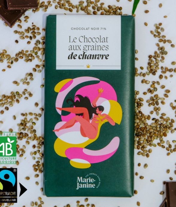 Chocolat noir aux graines...