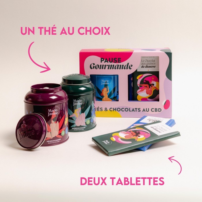 Coffret CBD Thé & Chocolats Bio
