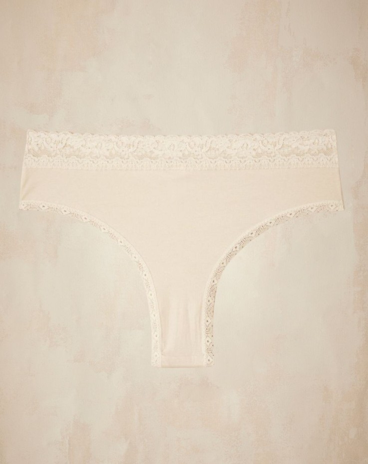 Tanga dentelle Coline Coton Bio