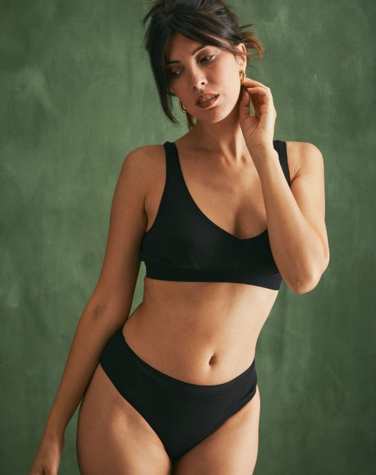Brassière à pinces élastiquée Garance Coton Bio