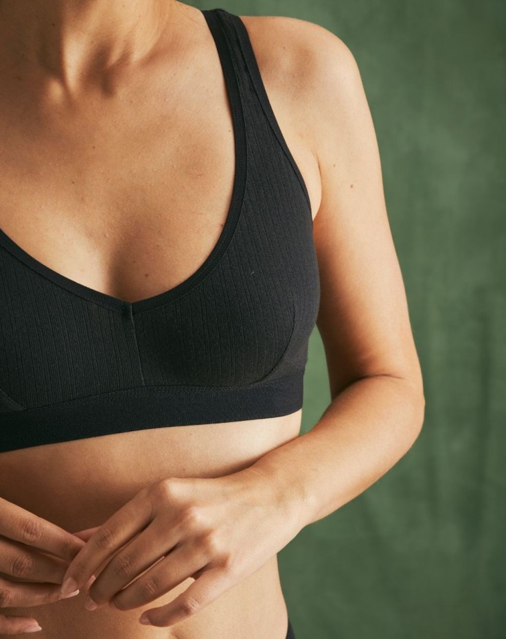 Brassière à pinces élastiquée Garance Coton Bio