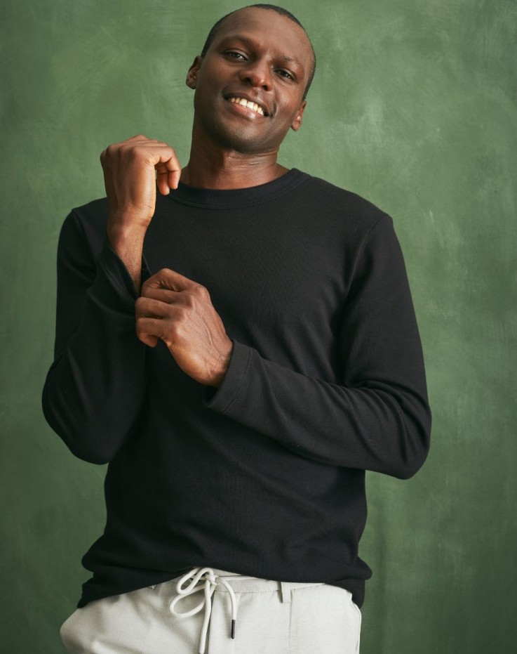 T-shirt épais ML Robin Coton Bio