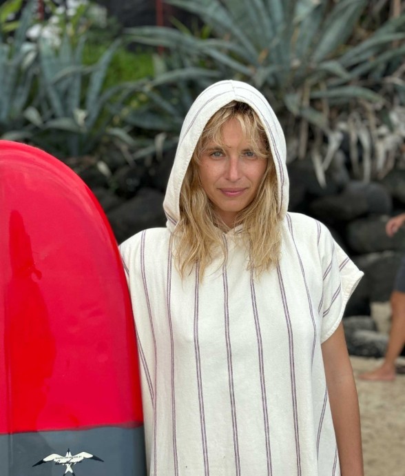 Poncho Marina Coton Bio