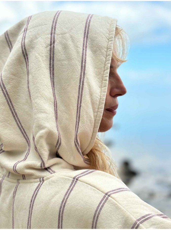 Poncho Marina Coton Bio