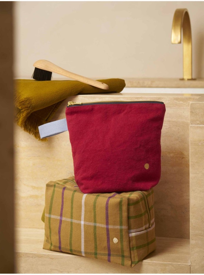 Trousse de toilette Déperlante (Petite) Coton Bio