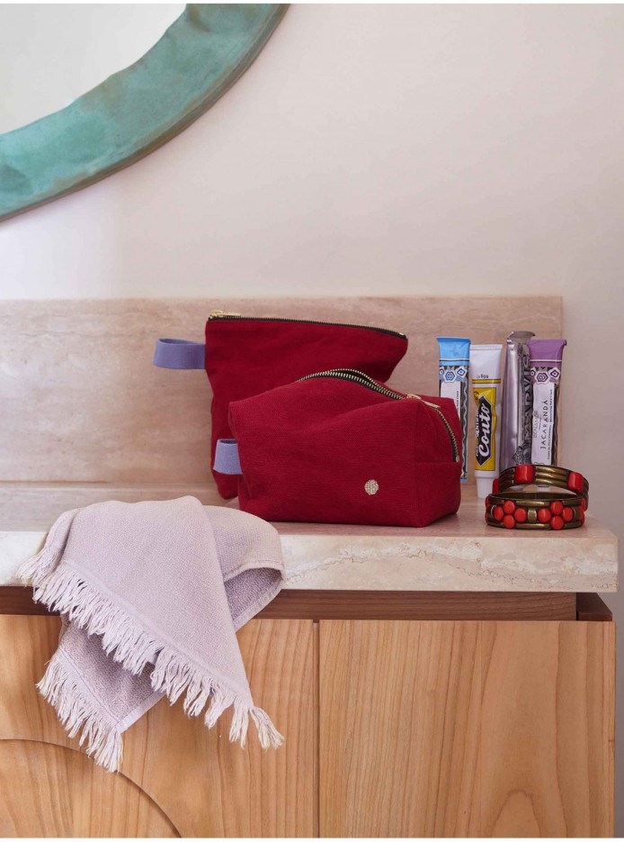 Trousse Cube Déperlante (Petite) Coton Bio