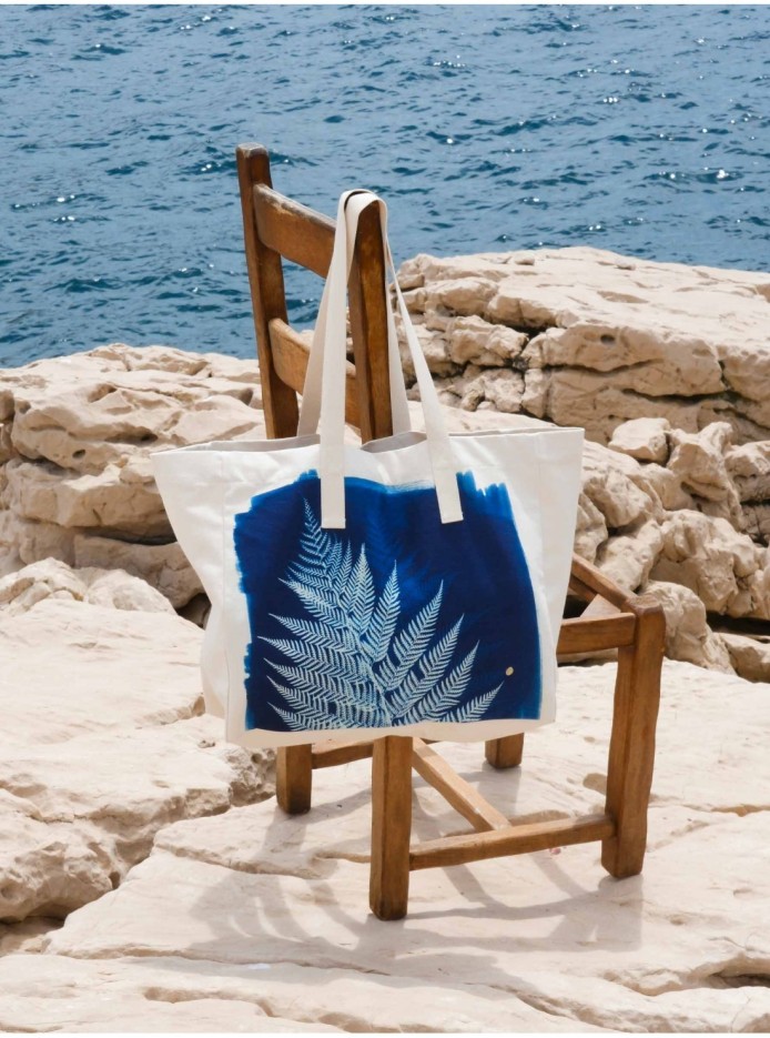 Sac cabas Cyanotype Coton Bio