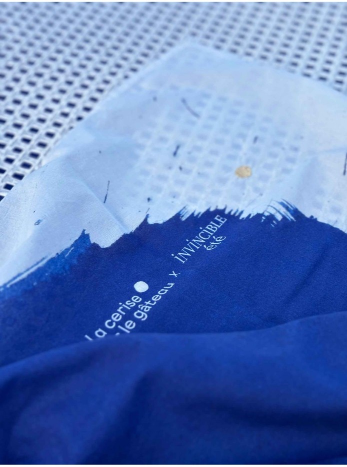 Paréo Cyanotype Coton Bio