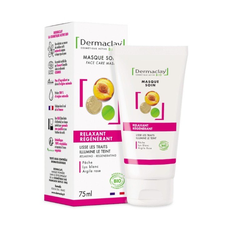 Masque Visage Relaxant Régénérant (75ml) Bio