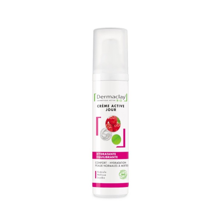 Crème Jour Hydratante Équilibrante Visage (50ml) Bio