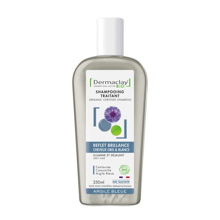 Shampoing Reflet Brillance Cheveux gris (250ml) Bio
