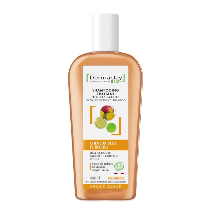 Shampoing Cheveux Secs & Rêches (400ml) Bio