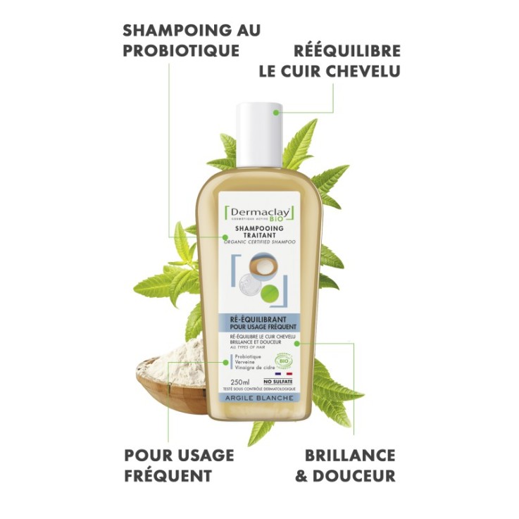 Shampoing Rééquilibrant au Probiotique (250ml) Bio